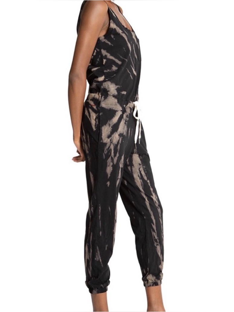 N:Philanthropy Black And Tan Tie-Dye Jumpsuit